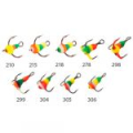 Тройник-капля EcoPro б/цеп.на крюч. Saikyo 210-306 All Color-12 (9шт.)