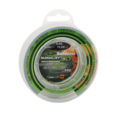 Поводковый материал Prologic Bulldozer Mimicry Green Ghost XP 100m 32lbs 15.6kg 0.50mm 48456