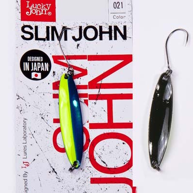 Блесна колеблющаяся Lucky John Slim John 37мм 2.5гр. цв. 021