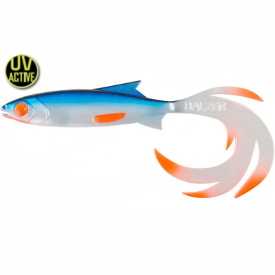 Силиконовая приманка Balzer Shirasu Reptile Shad 24см 50гр. цв. UV Blue Arctic (13674 424)