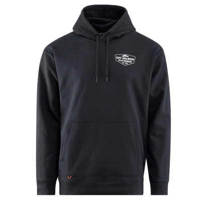 Толстовка Grundens Eat Your Words DWR HD Hoodie, Black Salmon Graphic, S