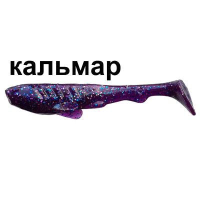 Силиконовая приманка Crazy Fish Tough 2,8" 59-70-98-6 кальмар цв. space