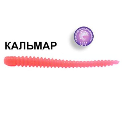 Силиконовая приманка Crazy Fish Cruel Leech 8-55-50-6 кальмар цв. pink flamingo (розовый фламинго)