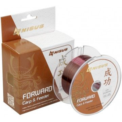 Леска Nisus Forward Carp & Feeder Brown 300m 0,370mm