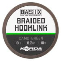 Поводковый материал Korda Basix Braided Hooklink 25lb 10м Camo green (KBX013)
