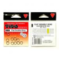 Кольцо заводное Vido Craft Flat Double Ring 7,6*0,8 мм, 10 шт шт/уп VD-FDR-7,6*0,8(10)