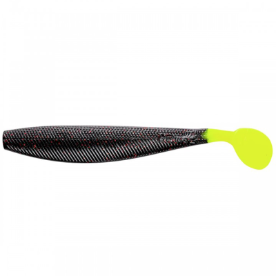 Силиконовая приманка Helios Trofey 5.5"/14см Dark Star LT 4шт. (HS-25-053)
