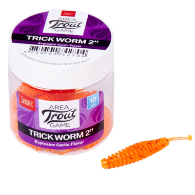 Слаг Lucky John Pro Series Trick Worm 2.0" цв. 036 10шт.