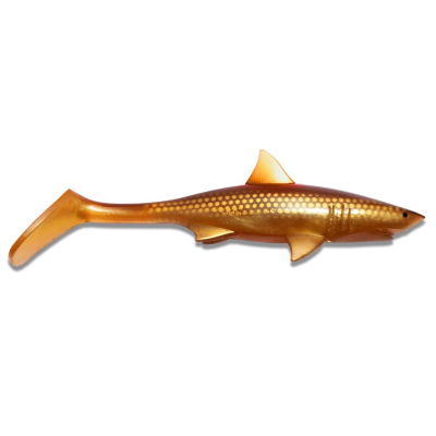 Силиконовая приманка KanalGratis Shark Shad 200мм 70гр цвет: Golddigger, (SS-GD-11)