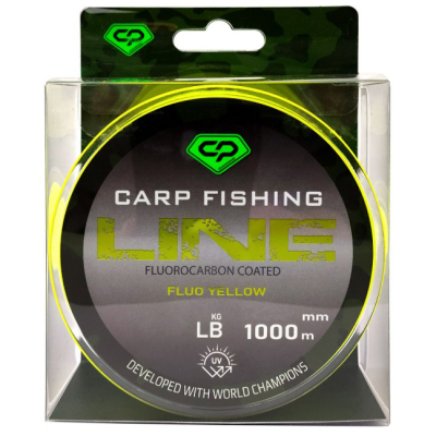 Леска Carp Pro Fluorocarbon Coated Fluo Yellow 1000м 0,286мм