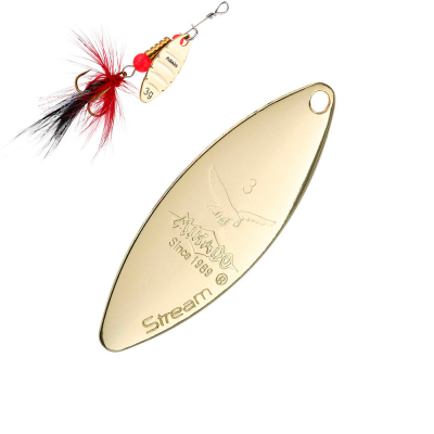 Блесна вращающаяся Mikado Stream №2 - золото/00