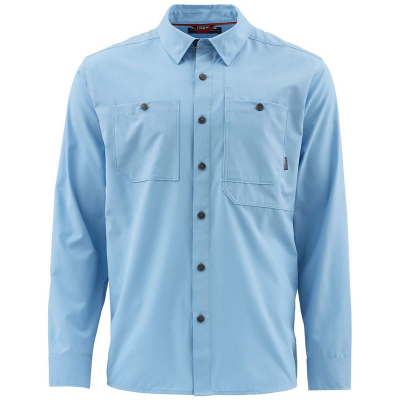Рубашка Simms Double Haul LS Shirt, Faded Denim, XL