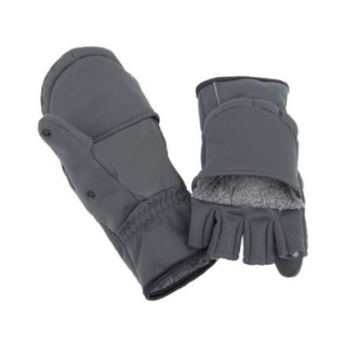 Рукавицы Simms Guide Windbloc Foldover Mitt, Raven, XL