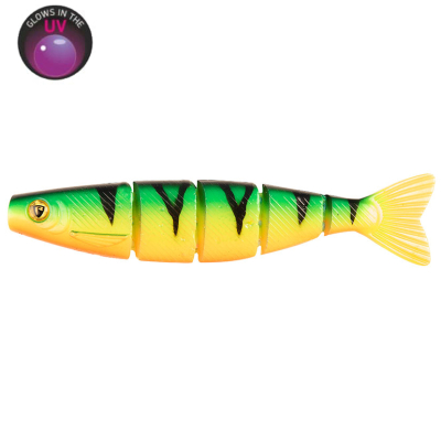 Силиконовая приманка Fox Rage Pro Shad Jointed 5.5"/14cm цв. UV Firetiger (NPS036)
