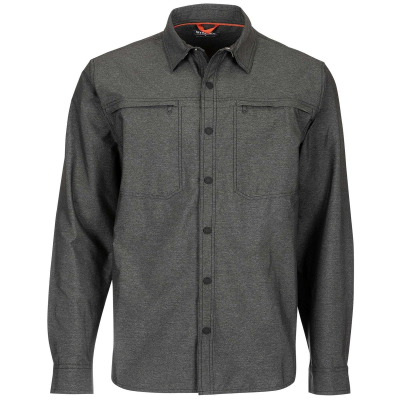 Рубашка Simms Prewett Stretch Woven LS Shirt, Carbon, XXL