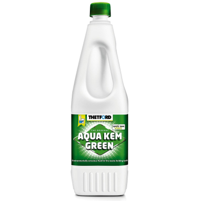 Жидкость для биотуалета Thetford Aqua Kem Green (в нижний бак, зелёная без формальдегида, объём 1.5л)