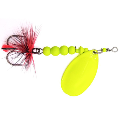 Блесна Mottomo Fire Blade #4 17g Fluo