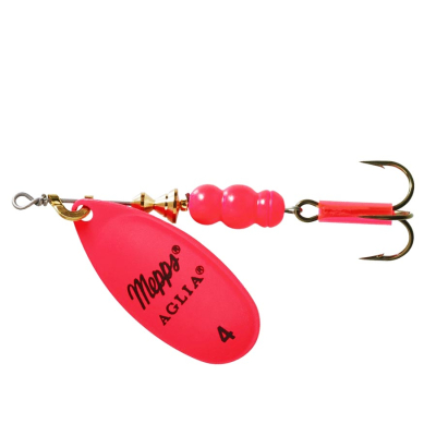 Блесна вращающаяся Mepps Aglia Fluo Rose №4           