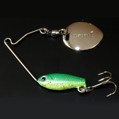 Спиннербейт Lucky Craft Areas 1/8 FK Green Half Chart 575