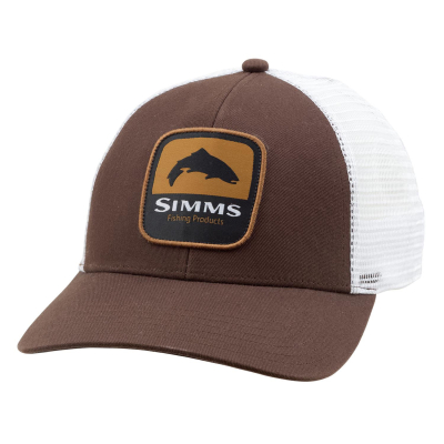 Кепка Simms Trout Patch Trucker, Bark