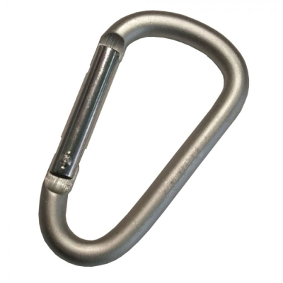 Карабин 5см без муфты Tramp TRA-058 белый