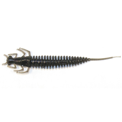Силиконовая приманка Prizyor River Tiger 3.5" (87mm) цвет 007 Чёрный