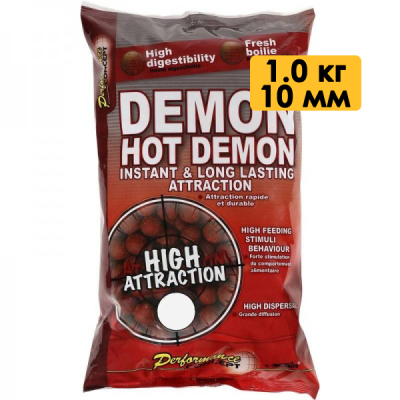 Бойлы тонущие Starbaits Performance Concept Hot Demon Long Life Boilies 10мм 1кг
