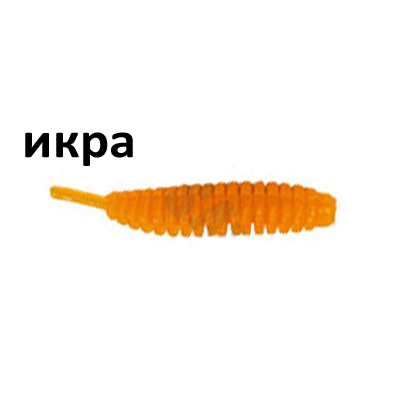 Мягкая приманка Trout Zone Ribber Pupa 2.3" Икра персик