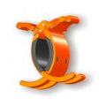 Клипса для крючка Stonfo Pole Clip №1+№2 на удилища Ø (6-22мм)+(14-33мм) 2шт (Art.122)