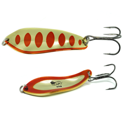 Блесна Mottomo Flash Blade 27g цвет Gold Red