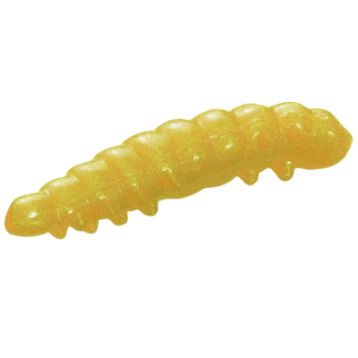 Форелевая силиконовая приманка Опарыш Крупный Berkley Honey Worm - Yellow