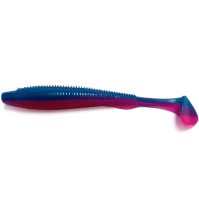 Силиконовая приманка Zemex Moby 4" цвет LS04, в уп. 5 шт