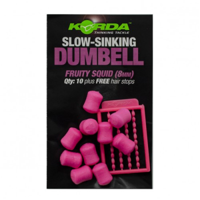 Имитационная приманка Korda Slow Sinking Dumbell Fruity Squid 8мм KPB15  (фрукты кальмар)