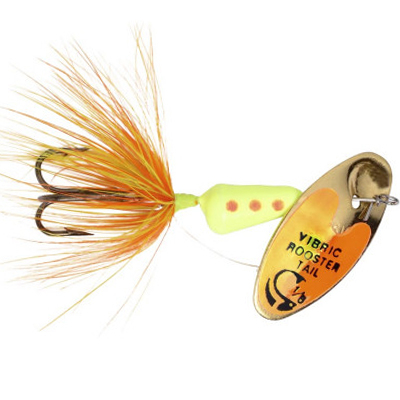 Блесна Yakima Vibric Rooster Tail 460 цвет CLMY