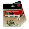 Крючки Vido Craft VD-031 Baitholder (BLN) Euro № 1/0, 5 шт/уп VD031-1/0(5)