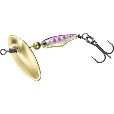 Блесна вращающаяся Daiwa Silver Creek Spiner SS 4.5 цвет P.Y.CB