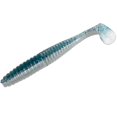 Силиконовая приманка @SnastiZdraste Виброхвост 10см #005-Голубой (6шт)