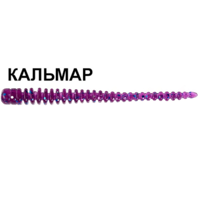 Силиконовая приманка Crazy Fish Cruel Leech 2.2" 8-55-98-6 кальмар цв. Space