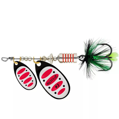 Блесна вращающаяся Sprut Alba Tandem Spinner #3 (9g/BKSR)