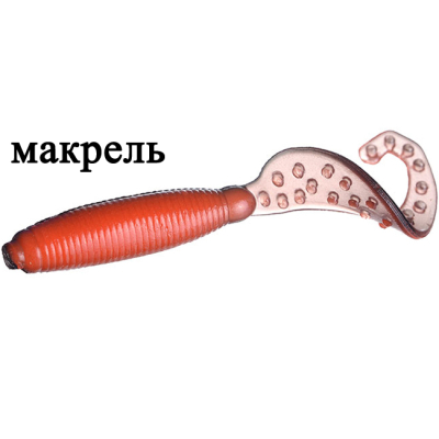 Твистер Flagman Helix 2" цв. carrot oil 12pc macrell