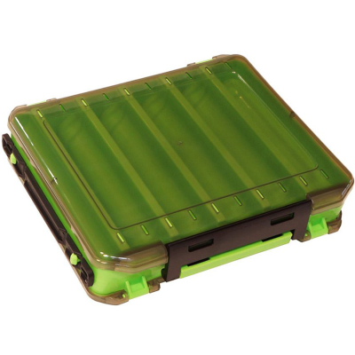 Коробка для воблеров Kosadaka TB-S31C-GRN, 20*17.5*5см, двухсторонняя, зелёная