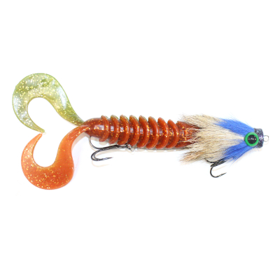 Приманка RSK Fishing MAUS XL (диаметр головы 20,5 mm) 23см 75гр тело цвет 025 сине-бежевая голова