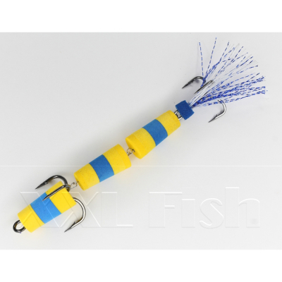 Приманка Мандула "Флажок" XXL Fish Модель 130 цв. ЖелтоСинеЖелтый