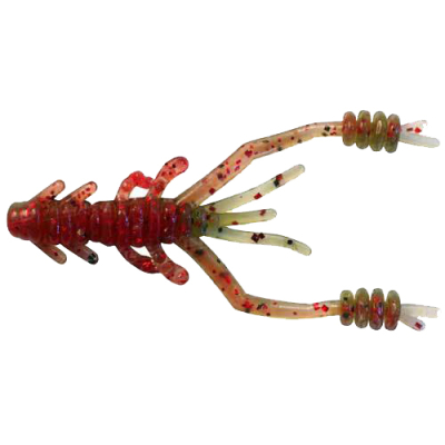 Силиконовая приманка Креветка Reins Ring Shrimp 3" (в уп. 10 шт.) цв. B20 Tomato Craw