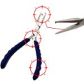 Мультиплиер Daitoubuku 001942 Sprit Ring Plier SS  #00～#2 дл. 14 см
