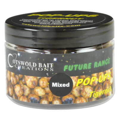 Бойлы плавающие Cotswold Baits Future Tigernut Pop-Up Brown 10mm, 15mm & Dumbells 150ml FB121 (тигровый орех)