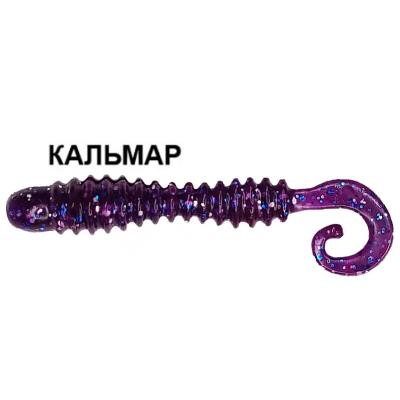 Силиконовая приманка Crazy Fish Active Slug 2" 29-50-98-6 кальмар цв. Space