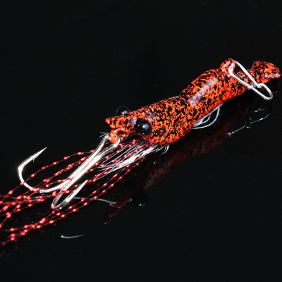 Блесна Juyang Metal Shrimp 3гр. цвет красный с черным