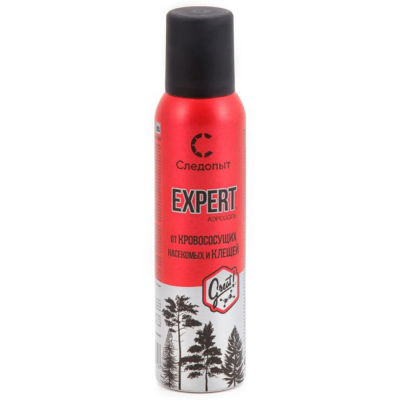 Репеллент Следопыт Expert Great Formula, от всех видов летающих насекомых и клещей, аэрозоль, 150мл