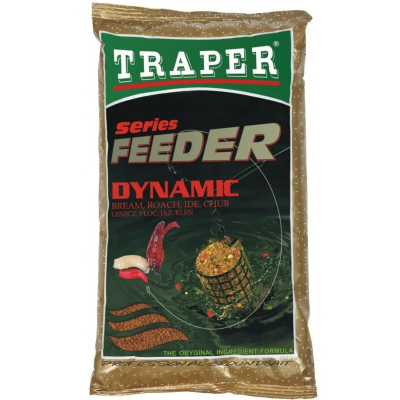 Прикормка Traper Zanęta Feeder series Dynamic, (Фидер серия - Лещ, Плотва, Язь, Голавль) 1 kg